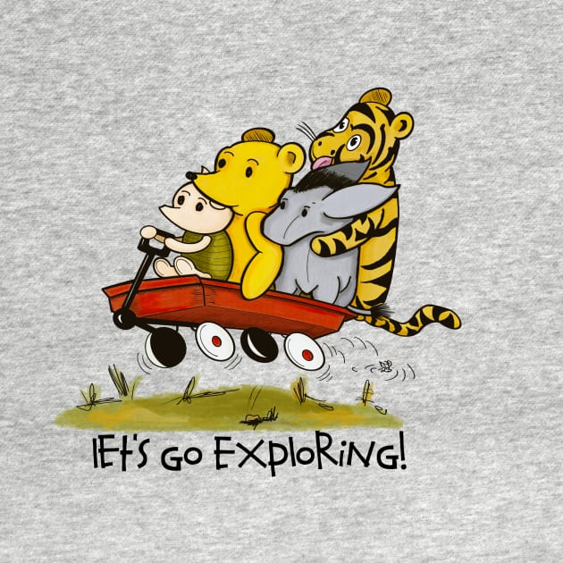 Let's Go Exploring with Classic Winnie the Pooh, Piglet, Eeyore and Tigger too! by Alt World Studios